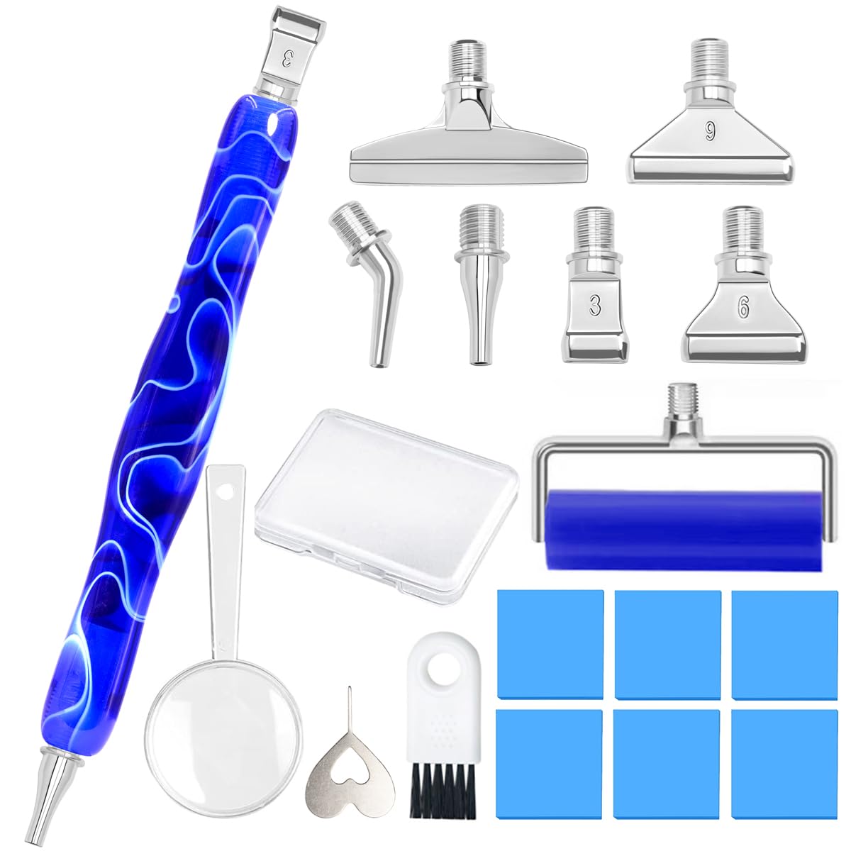 5d Diamond Painting Tools Diamond Painting Pen Kit With 6 Metal
